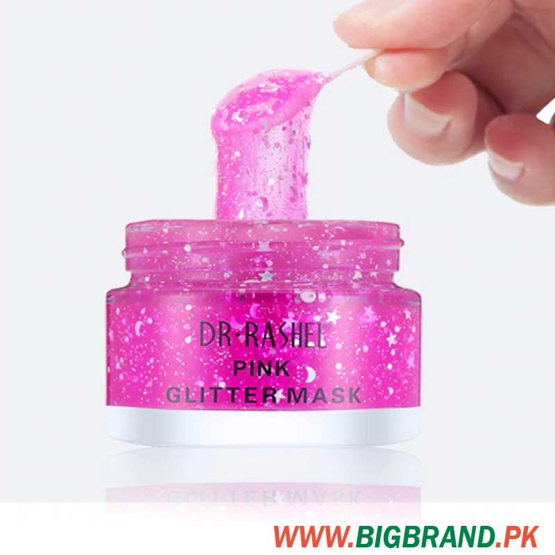 DR.RASHEL Pink Glitter Mask